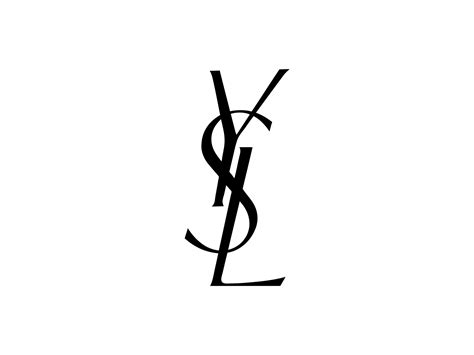 yves saint laurent logo transparent